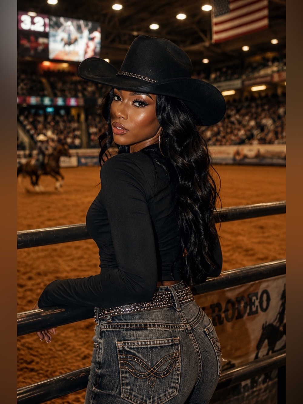 Wild Wild West Baddie Western Hat